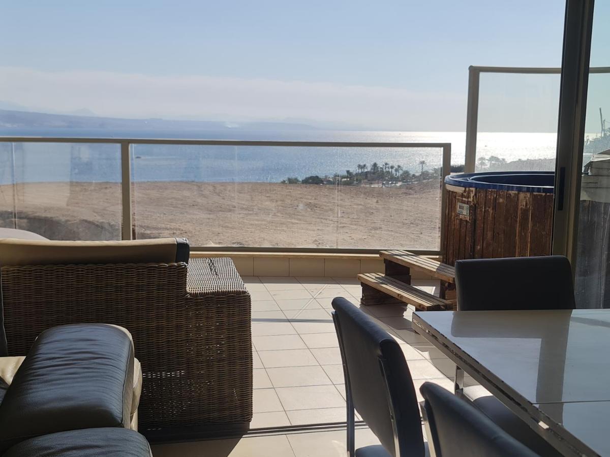 Top-Luxury Exclusive Аpt With Jacuzzi In Front Of The Sea Eilat Exterior photo